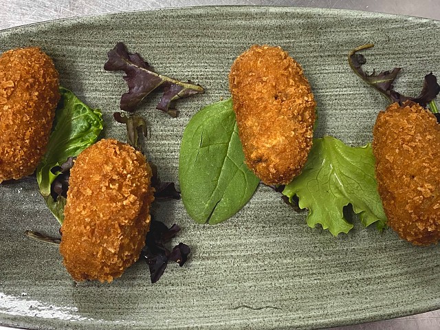 Boletus croquettes