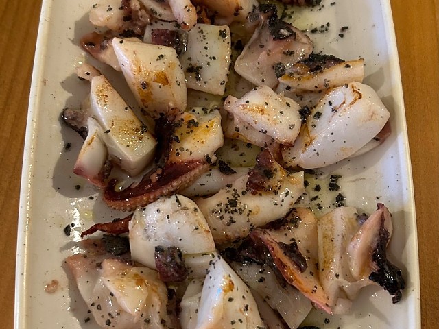 Grilled cuttlefish